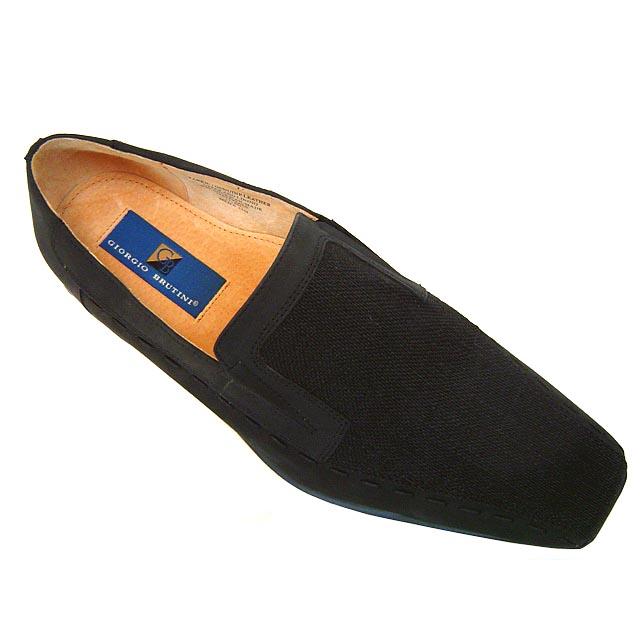 Giorgio brutini clearance black loafers